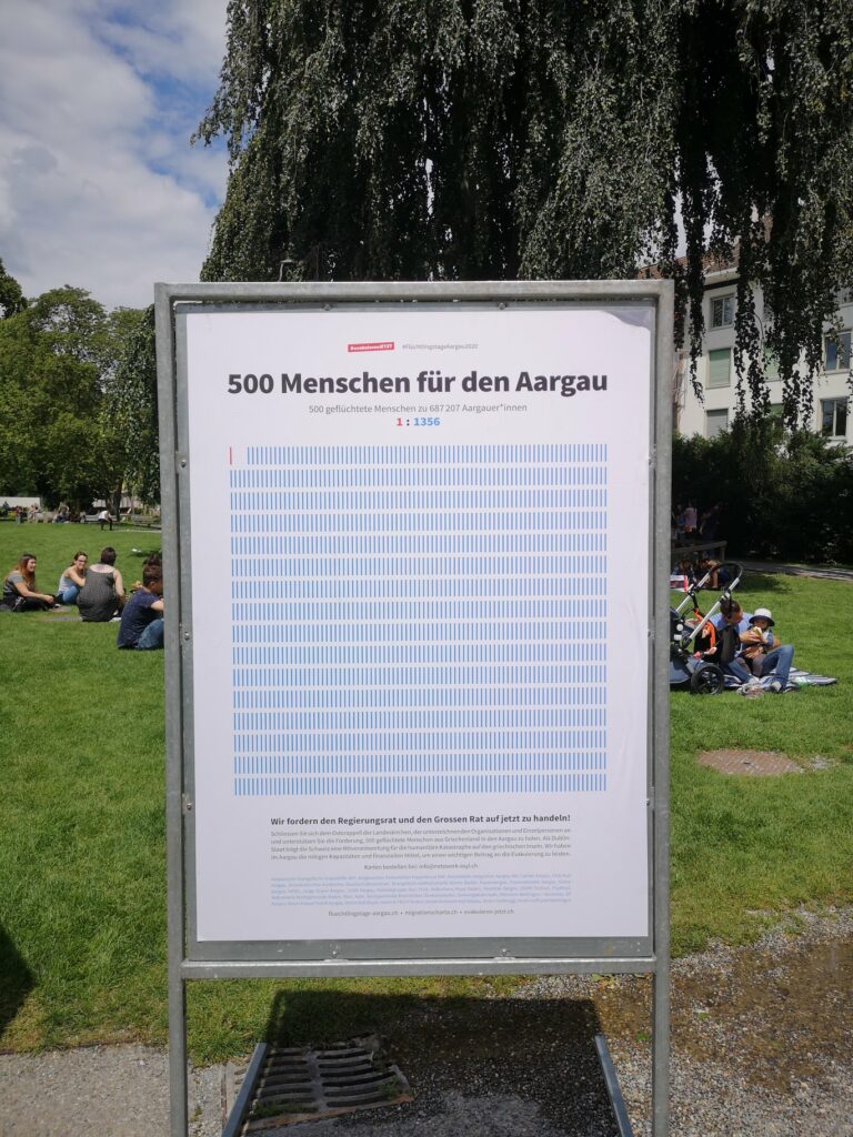 Kantonaler Flüchtlingstag in Aarau, 20. Juni 2020