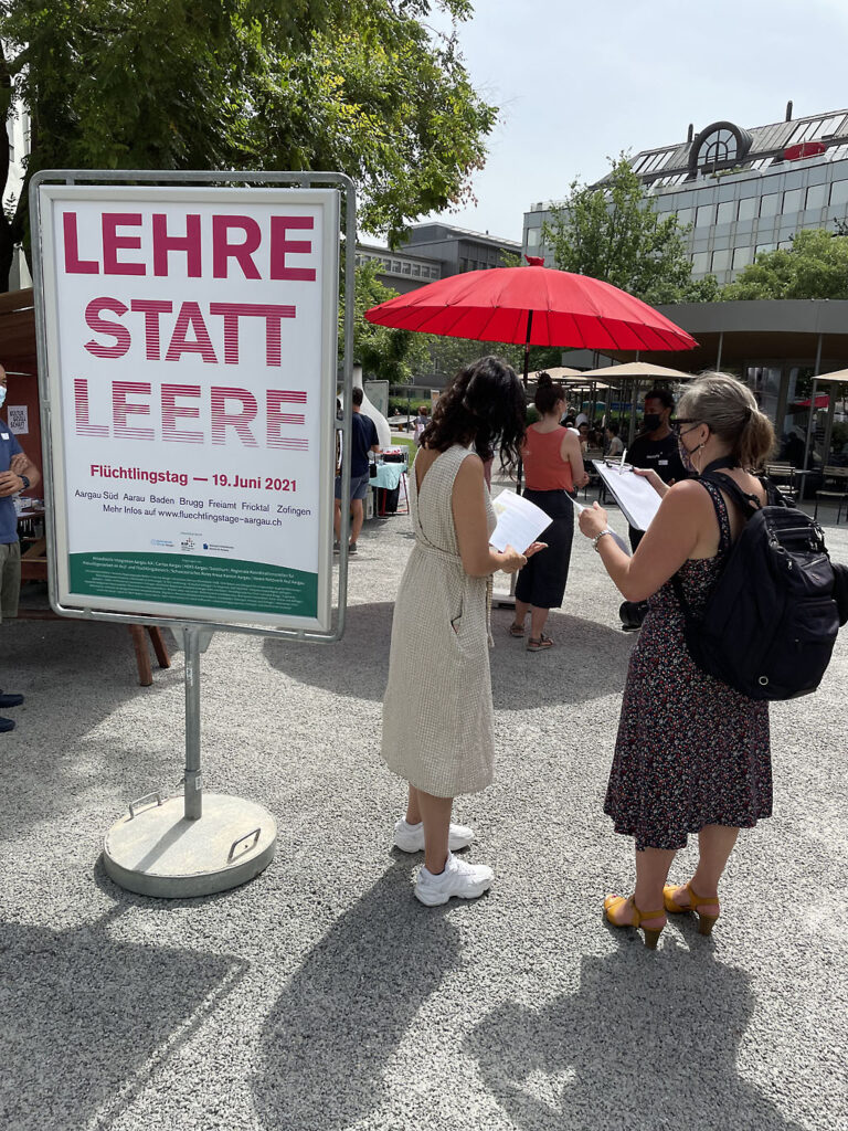 Flüchtlingstage Aargau: Flüchtlingstag in Aarau, 19. Juni 2021 (Foto Lara Kaiser Photography)