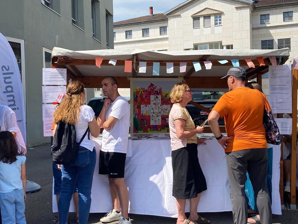 Flüchtlingstag am Unterkulmer Samstagsmarkt (Aargau Süd), 14. Juni 2025