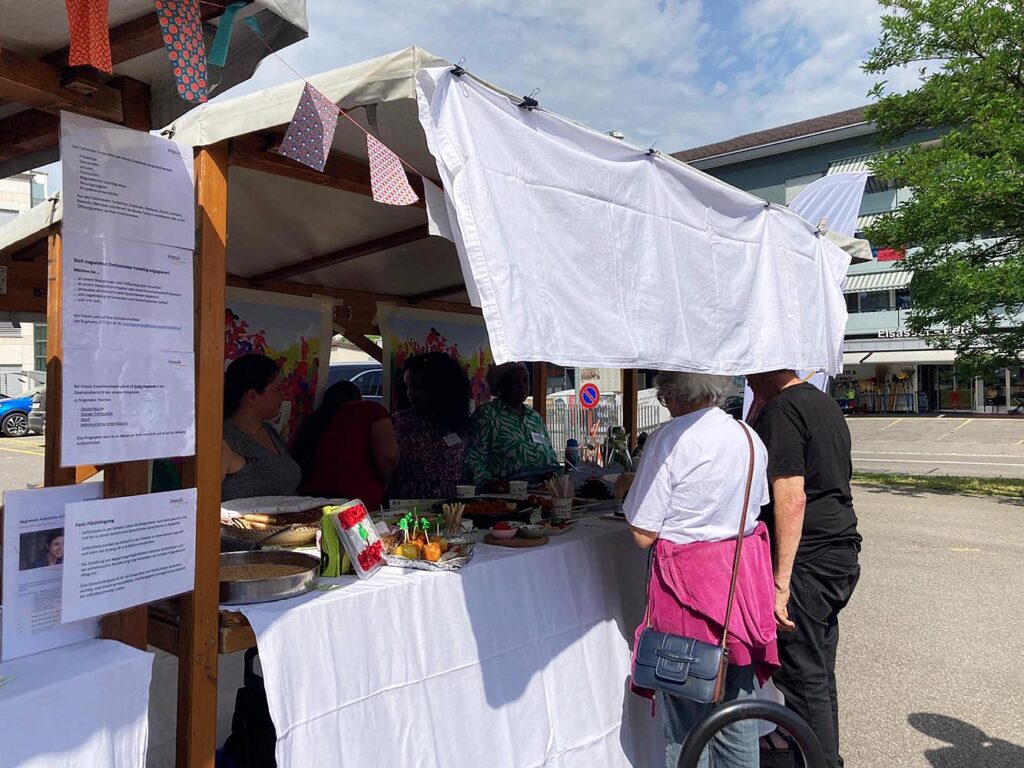 Flüchtlingstag am Unterkulmer Samstagsmarkt (Aargau Süd), 14. Juni 2025